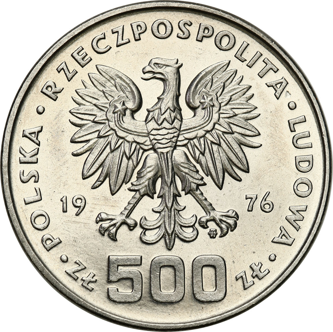 PRL. PRÓBA 500 złotych 1976 – Tadeusz Kościuszko